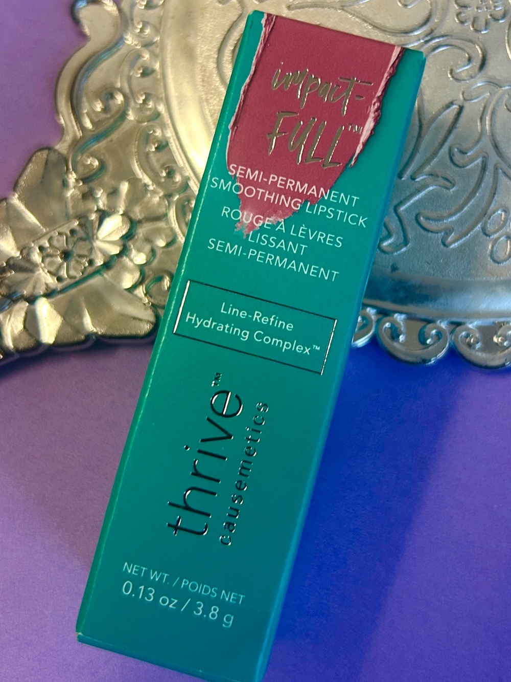 THRIVE CAUSEMETICS IMPACTFUL SEMI PERMANENT SMOOTHING LIPSTICK “JENNI”